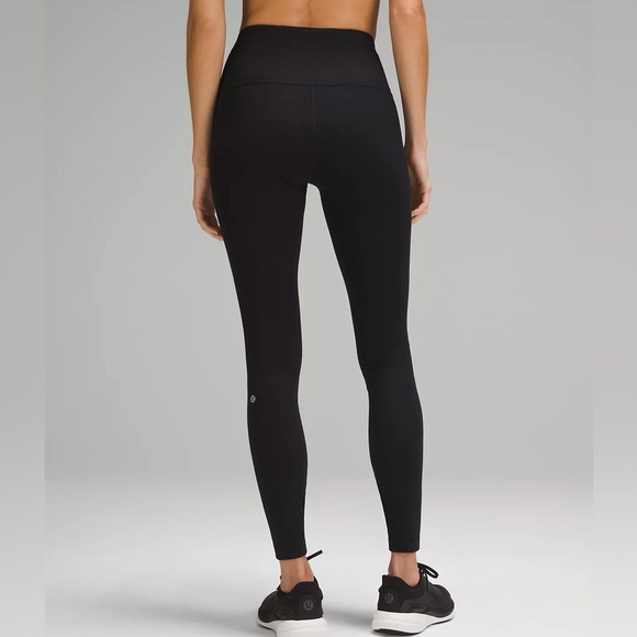 Lululemon Ribbed NWT  Wunder Train Ribbed High Rise Tight 28” black - Picture 7 of 10
